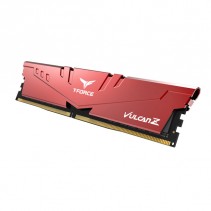 Team T-Force Vulcan Z Red 8GB 1x8GB 3200MHz CL16 Gaming Ram DDR4 (TLZRD48G3200HC16C01)