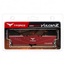 Team T-Force Vulcan Z Red 8GB 1x8GB 3200MHz CL16 Gaming Ram DDR4 (TLZRD48G3200HC16C01)