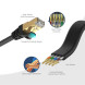 UNITEK CAT7 PATCH KABLO 1MT FLAT (C1897BK-1M)