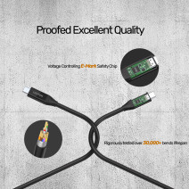 UNITEK USB4 THUNDERBOLT KABLO 0.8MT(C14100BK-0.8M)