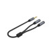 UNITEK 3.5MM AUX ÇOKLAYICI Y KABLO (Y-C956ABK)